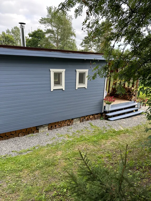 Уютный домик с террасой и сауной