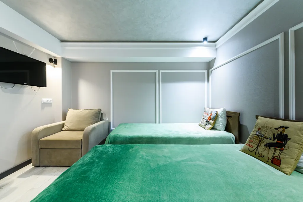 Уютная Студия с террасой Green Oplot Apartments