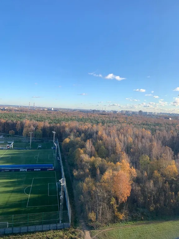 Квартира Квартира Уютная студия с видом на парк — Санкт-Петербург