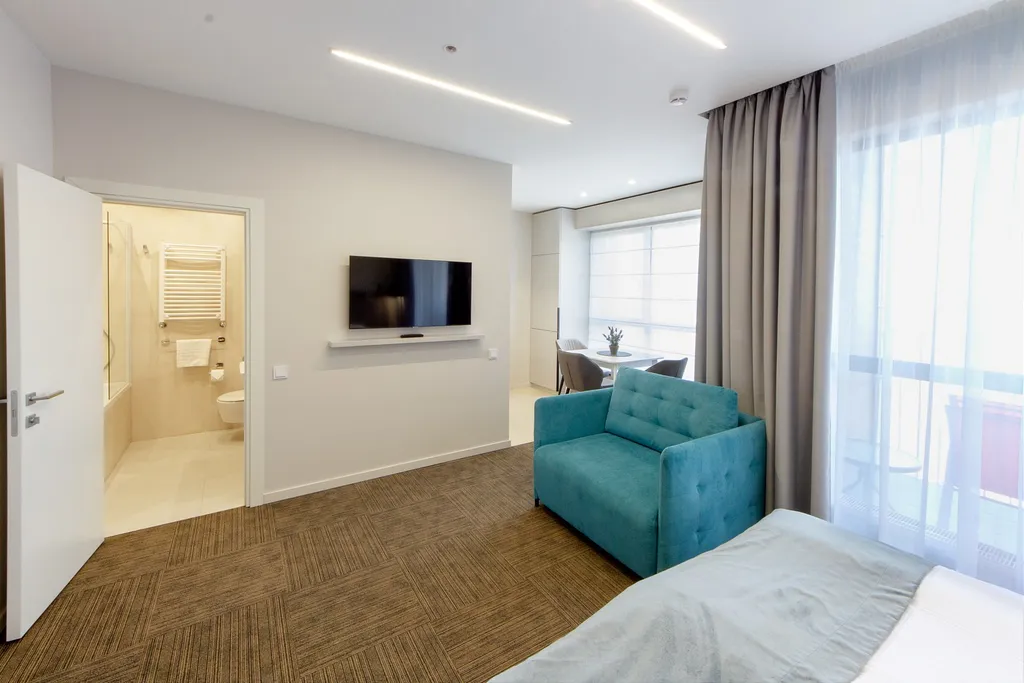 Апартаменты 4Кайф Kristall Studio с видом на море