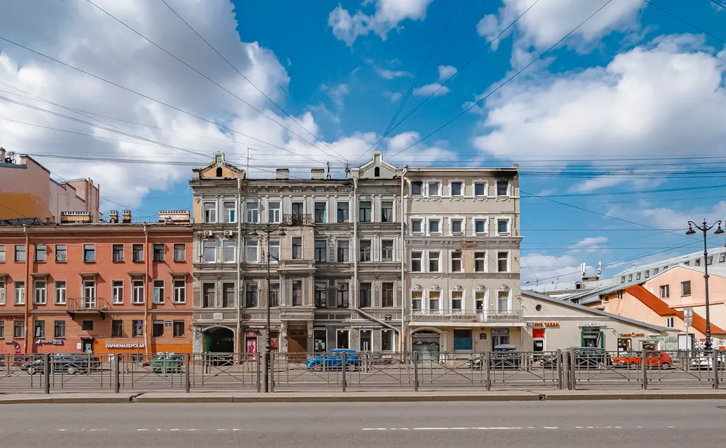 Квартира Квартира Бесплатная парковка, центр. до 4 человек лофт-студия у метро — Санкт-Петербург