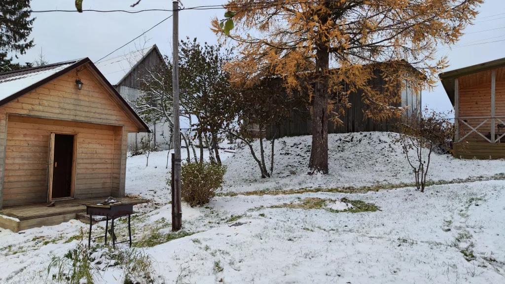 Настоящий деревенский домик в Карелии