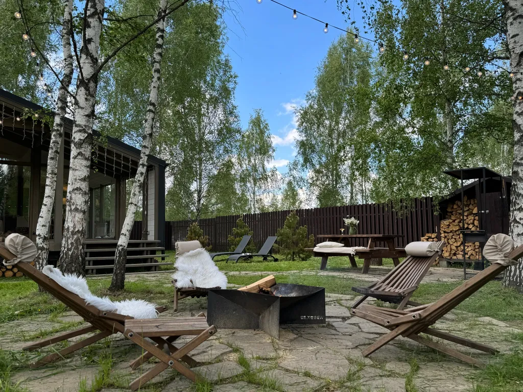 Коттедж Панорамный дом с сауной и чаном у заповедника — Семеновское