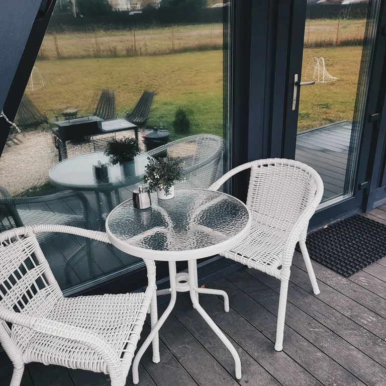 Уютный домик в стиле А-фрейм