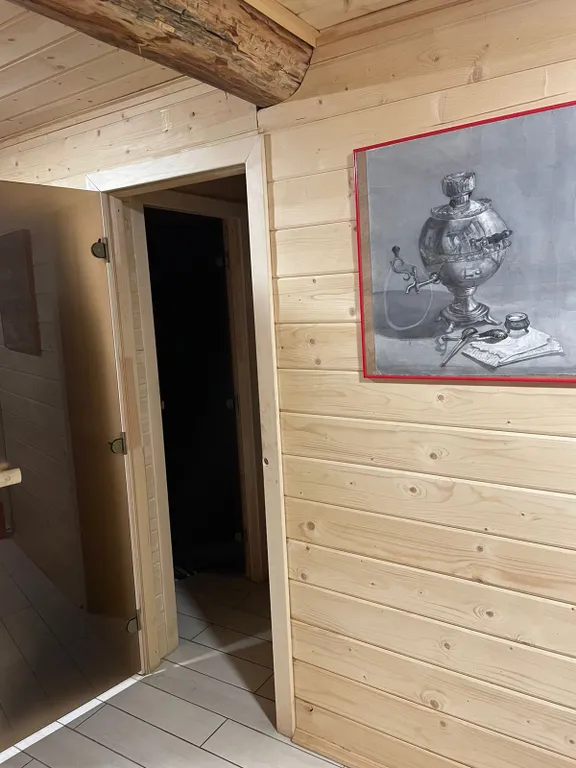 Коттедж Дом-баня с шикарным видом из окна и сибирским банным чаном — Васькино