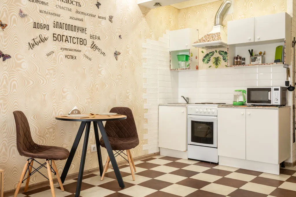 Уютная студия в ЖК комплексе бизнес класса с панорамными окнами