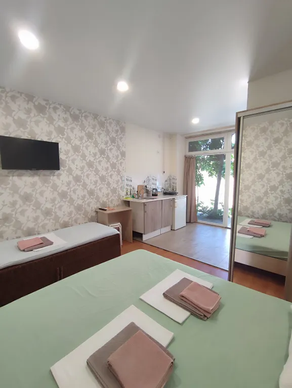 Студия на берегу моря со всеми удобствами