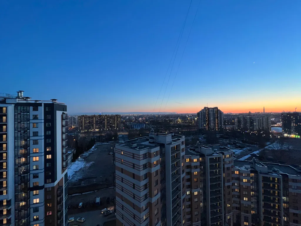 Квартира Уютная квартира с видом на город — Санкт-Петербург