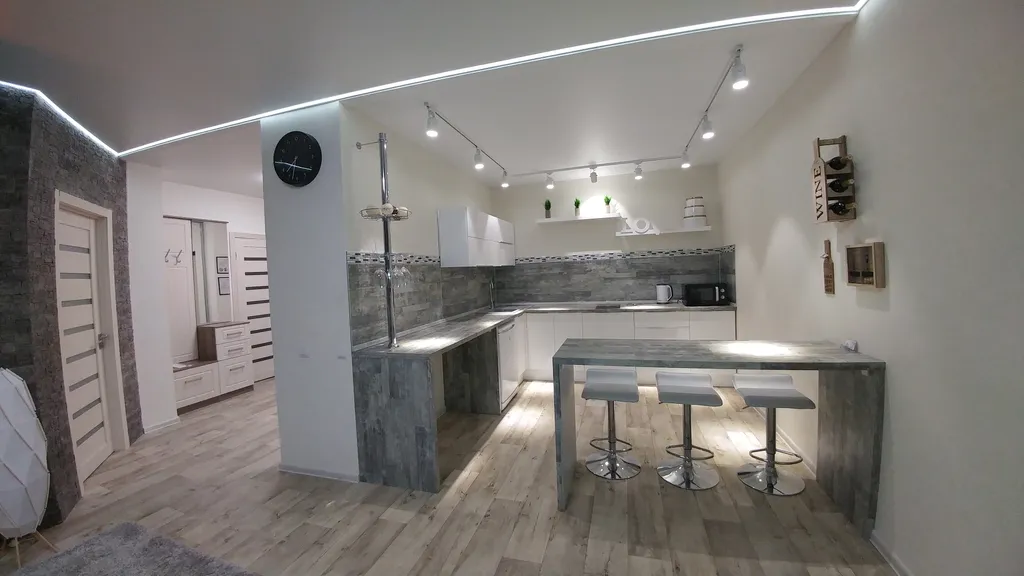 Апартаменты с джакузи и прекрасным видом на город