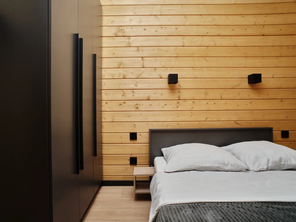 Уютный нoвый дом с сауной у горнолыжного склона "Морошка"