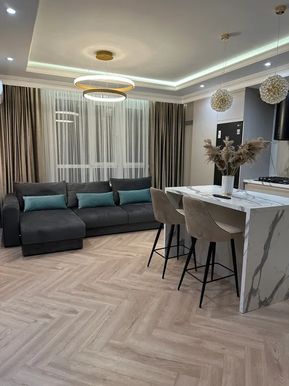 Квартира класса люкс с видом на фонтан