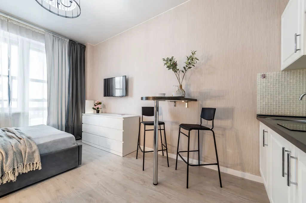 Квартира Квартира ApartMe Аэропорт уютная студия для 4 гостей — Санкт-Петербург
