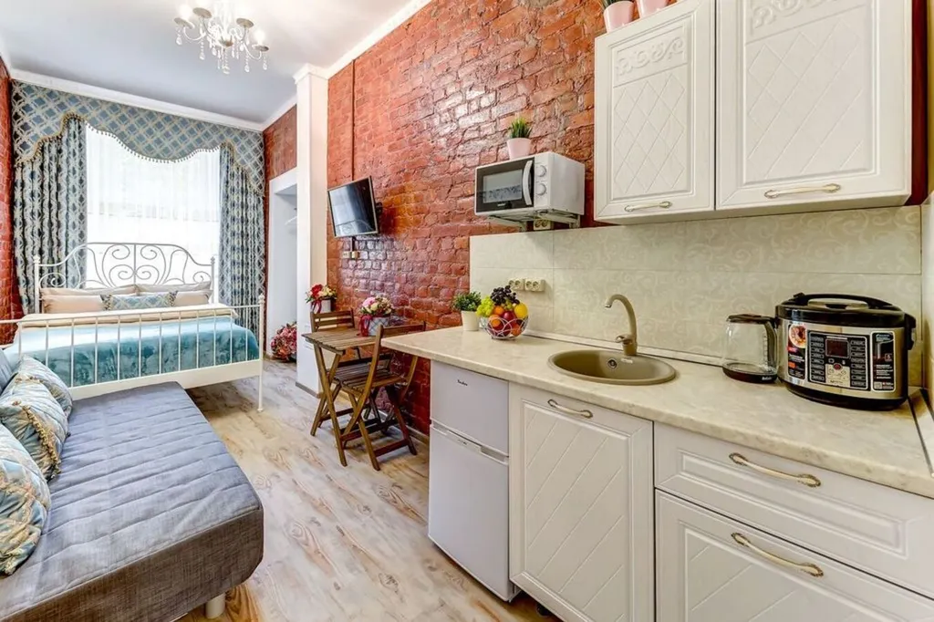 Квартира Квартира Двухуровневая студия вместительностью до 5 человек в центре Петербурга — Санкт-Петербург