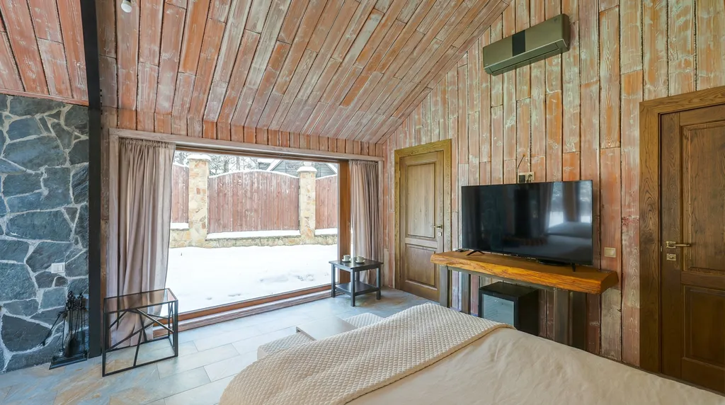 Домик 19 (barnhouse с камином и террасой) 75 м2