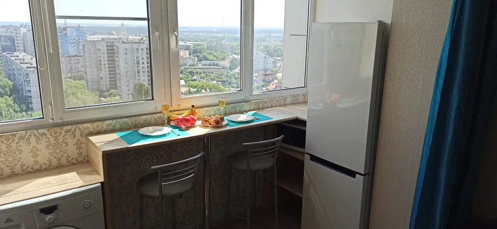 Квартира-студия в ЖК Атмосфера с шикарным видом из окна