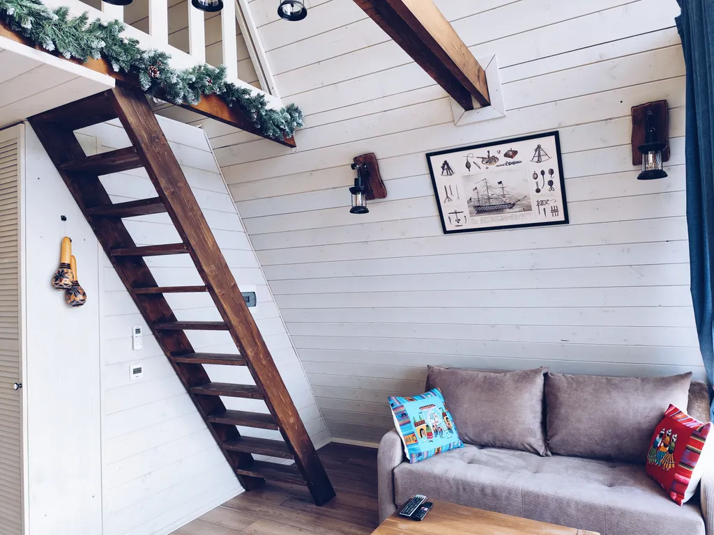 Коттедж Уютный дом с панорамным видом на лес — Луга