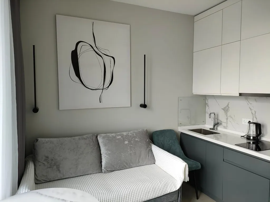 Апартамент с самым красивым прямым видом на море, двухкомнатный