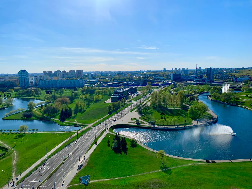 Квартира Квартира Панорамный вид,  джакузи, кондиционер - Apart Green Zonа — Минск