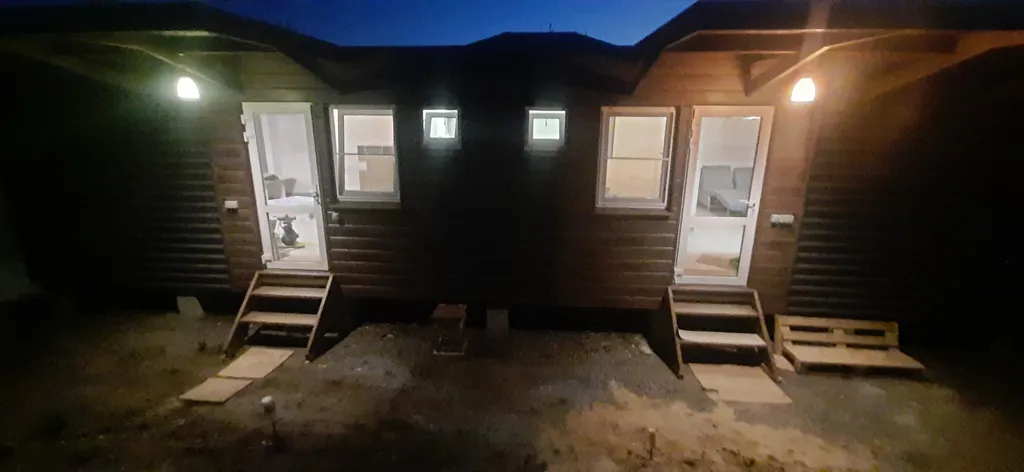 Новый дом в экостиле с мангалом