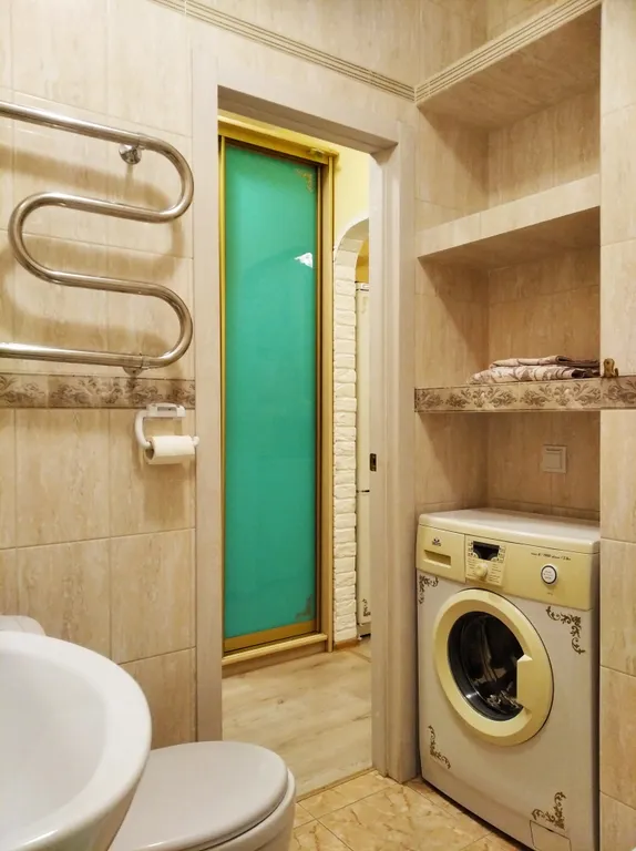 Светлая квартира у парка с рекой +