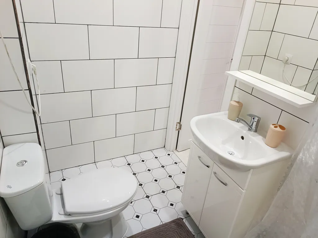 Тихая студия с большой кроватью у станции МЦД-D4 Железнодорожная