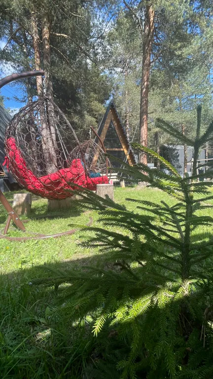 Коттедж A frame с видом на лес и горы — Архыз