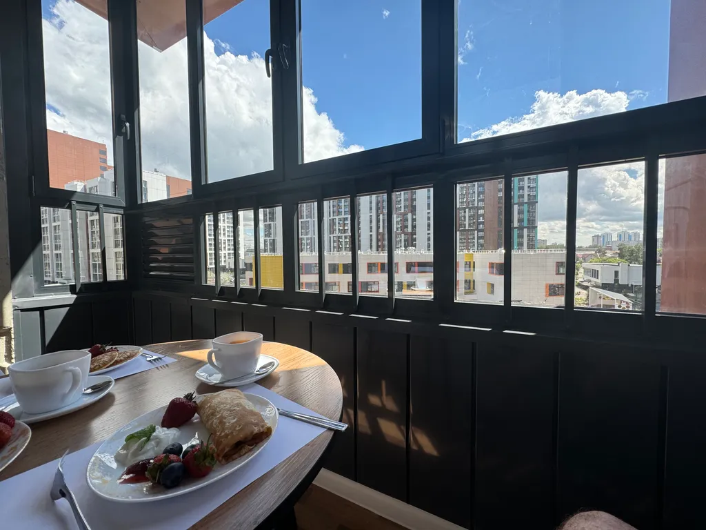 Студия с видом на парк