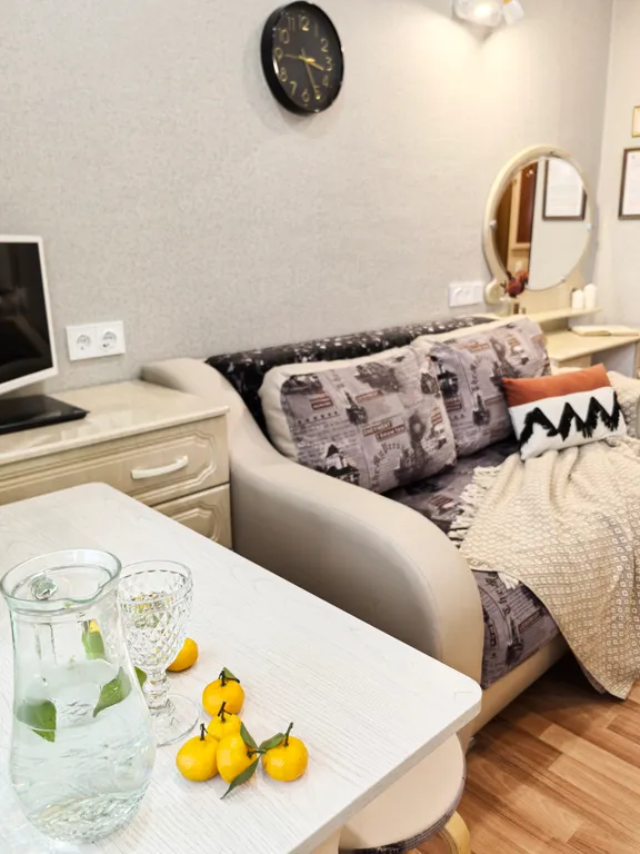 Квартира Purple apartment-студия в новом доме для 4х, рядом тц, высокий этаж — Новосибирск