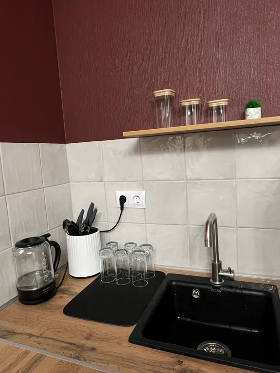 Уютная дизайнерская студия рядом с фонтанами