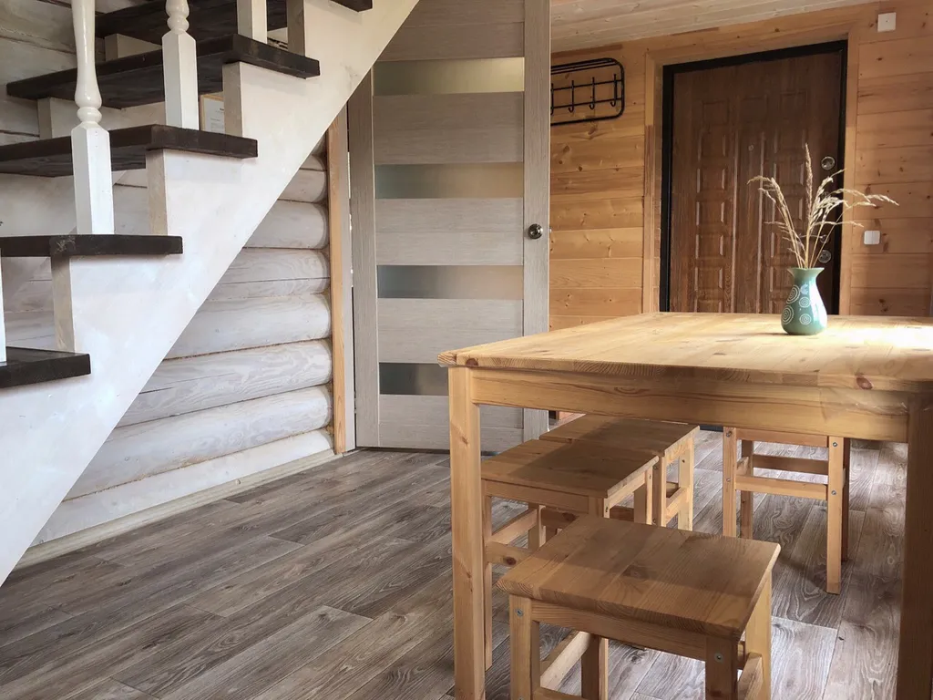 Семейный дом с баней у озера