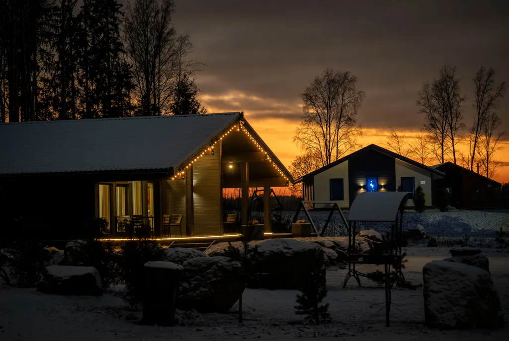 Коттедж 75 м2 на береговой линии бухты Выборгского залива