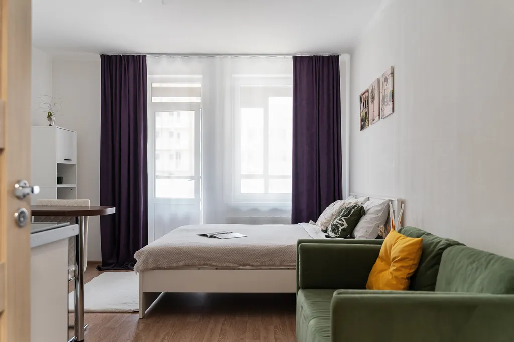 Квартира Квартира Уютная студия в ЖК Солнечный город — Санкт-Петербург