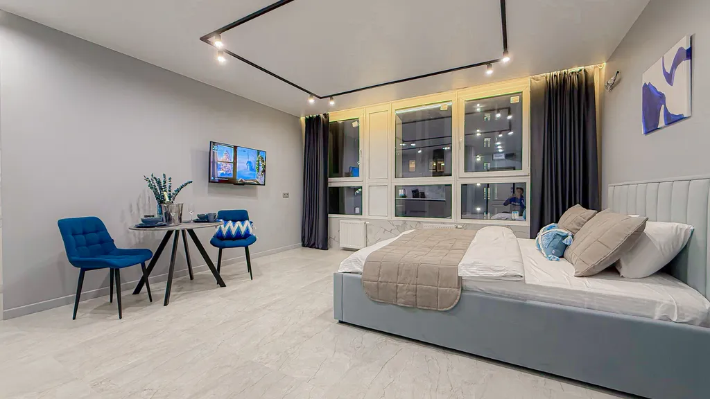 Квартира Квартира Стильная Smart-студия с джакузи в центре Краснодара — Краснодар