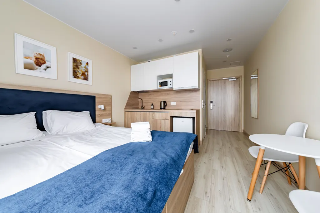 Квартира Квартира Уютная студия рядом с метро Чёрная речка — Санкт-Петербург