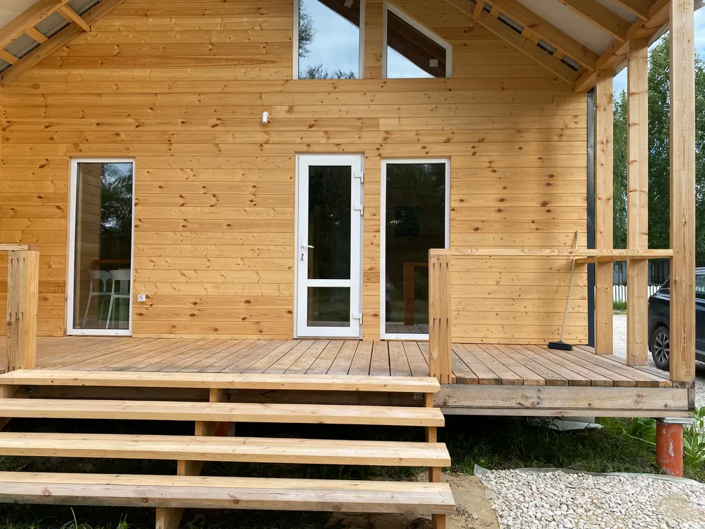 Дом с сауной на берегу Горьковского моря