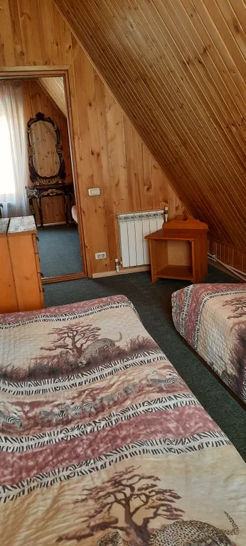 Двухэтажный дом с баней