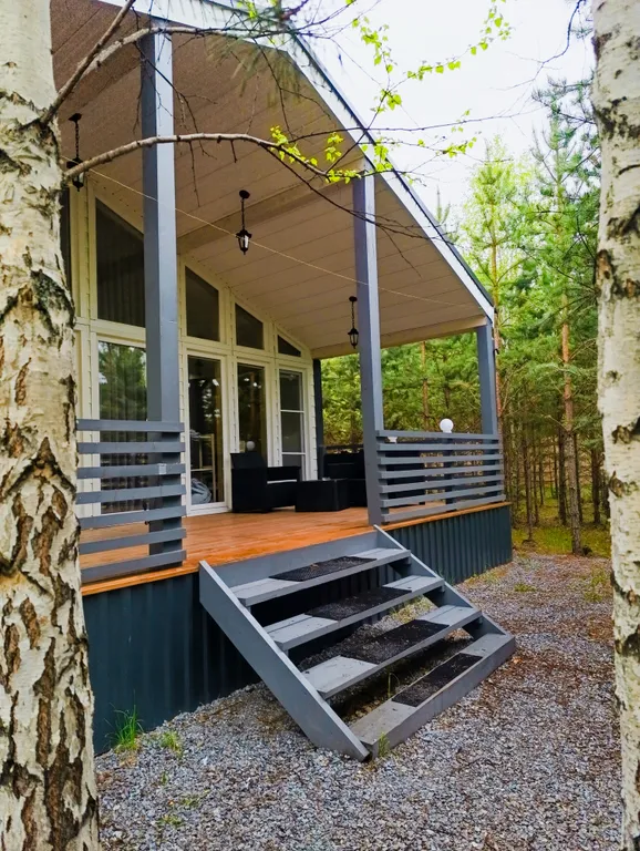 Дом с панорамными окнами