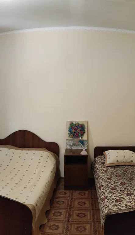 Этаж в уютном доме с видом на Цветник