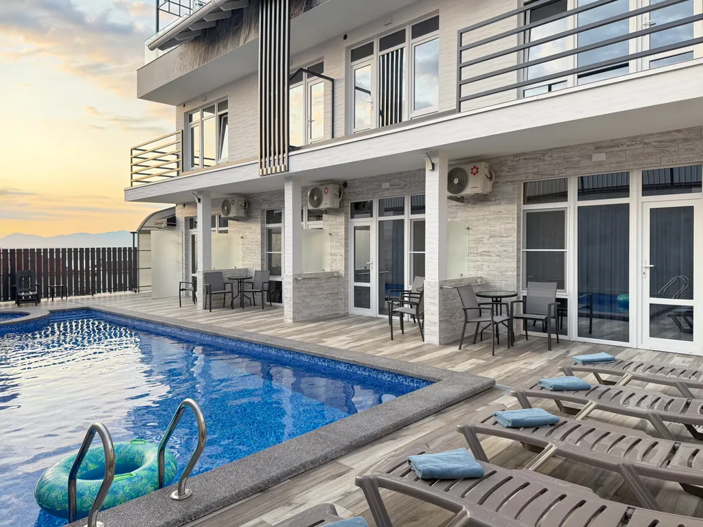 Квартира Квартира Двухместный апартамент с выходом к бассейну — Геленджик