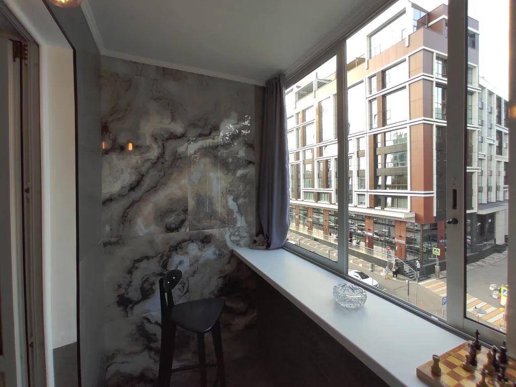 Квартира в Лефортово Вид на Деревья Лоджия