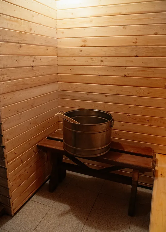 Коттедж с русской баней и купелью