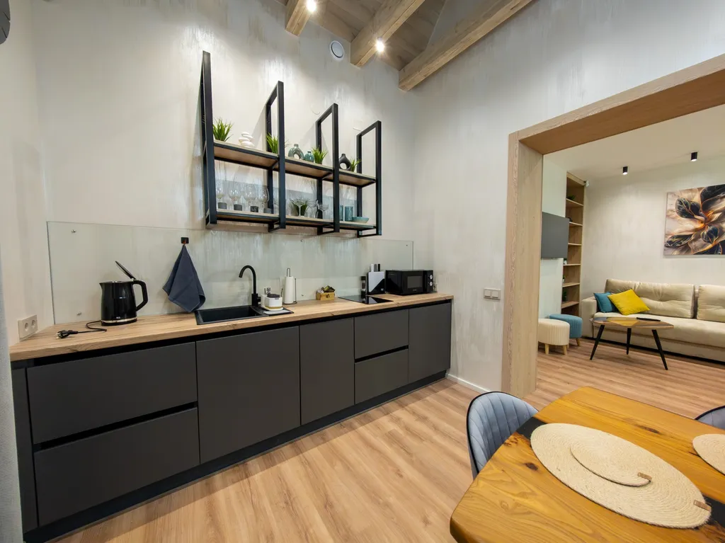 Новые апартаменты с террасой в центре Светлогорска