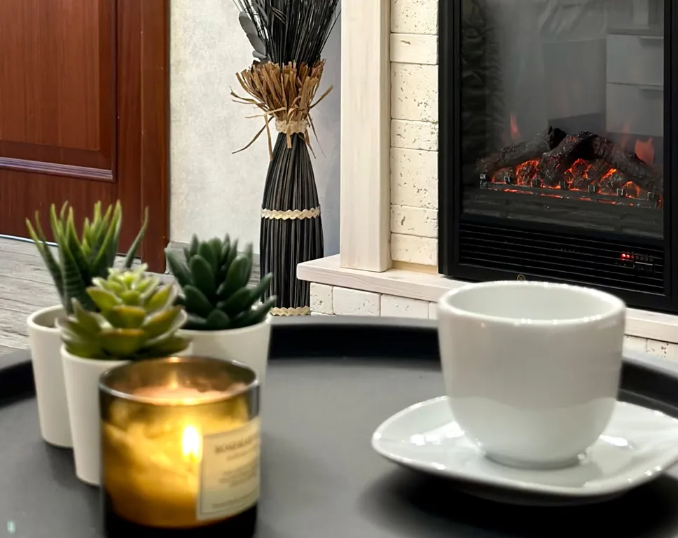 Квартира с камином в центре города