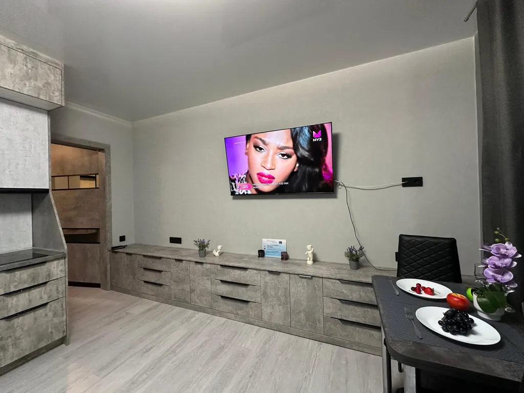 Студия с кофемашиной