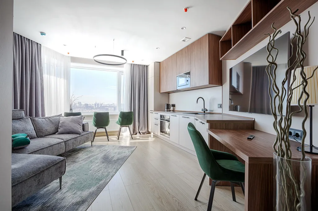 Квартира Уютные апартаменты с видом на город — аренда посуточно в Москва