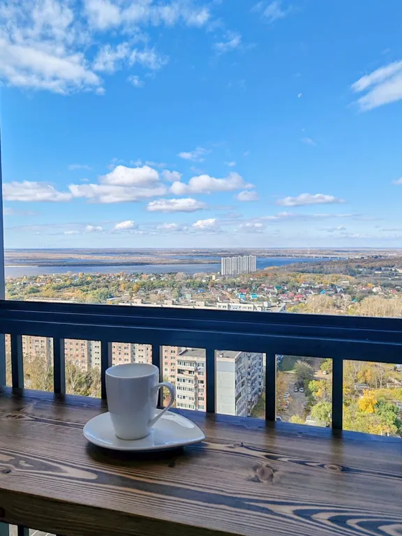 Уютная квартира с панорамным видом на Амур и город