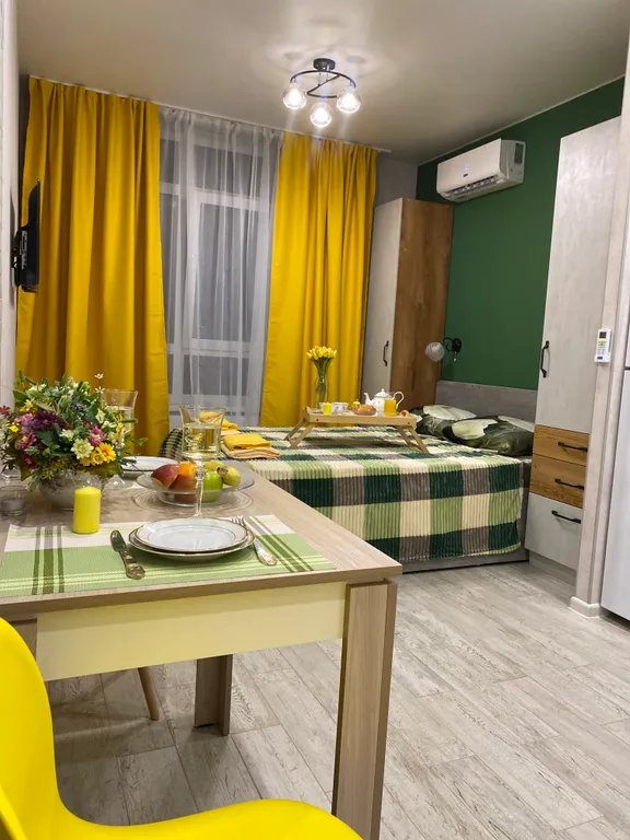 Уютная квартира в центре города Romantic house green