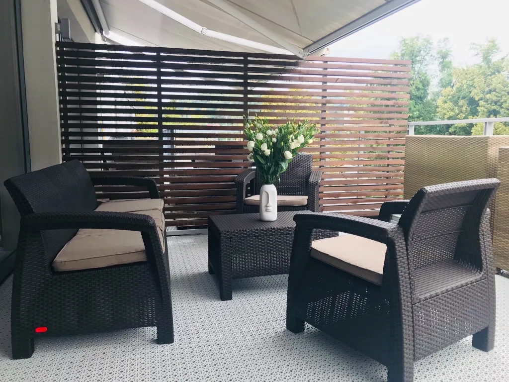 Семейный апартамент с большой террасой