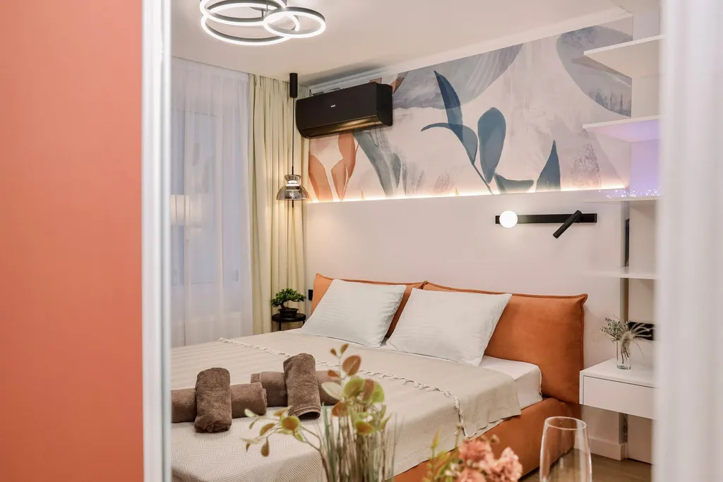 Дизайнерская студия премиум-класса c великoлепным видом для двоиx