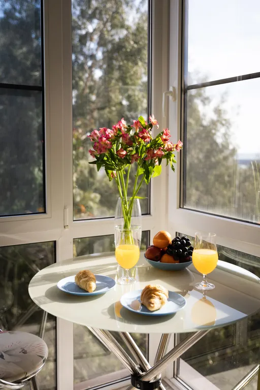 Квартира Квартира Уютная студия с видом на морской порт в ЖК Сорренто Парк — Сириус